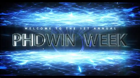 PHDWin Week 2020 in Review .